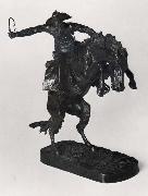 Frederic Remington The Bronco Buster painting